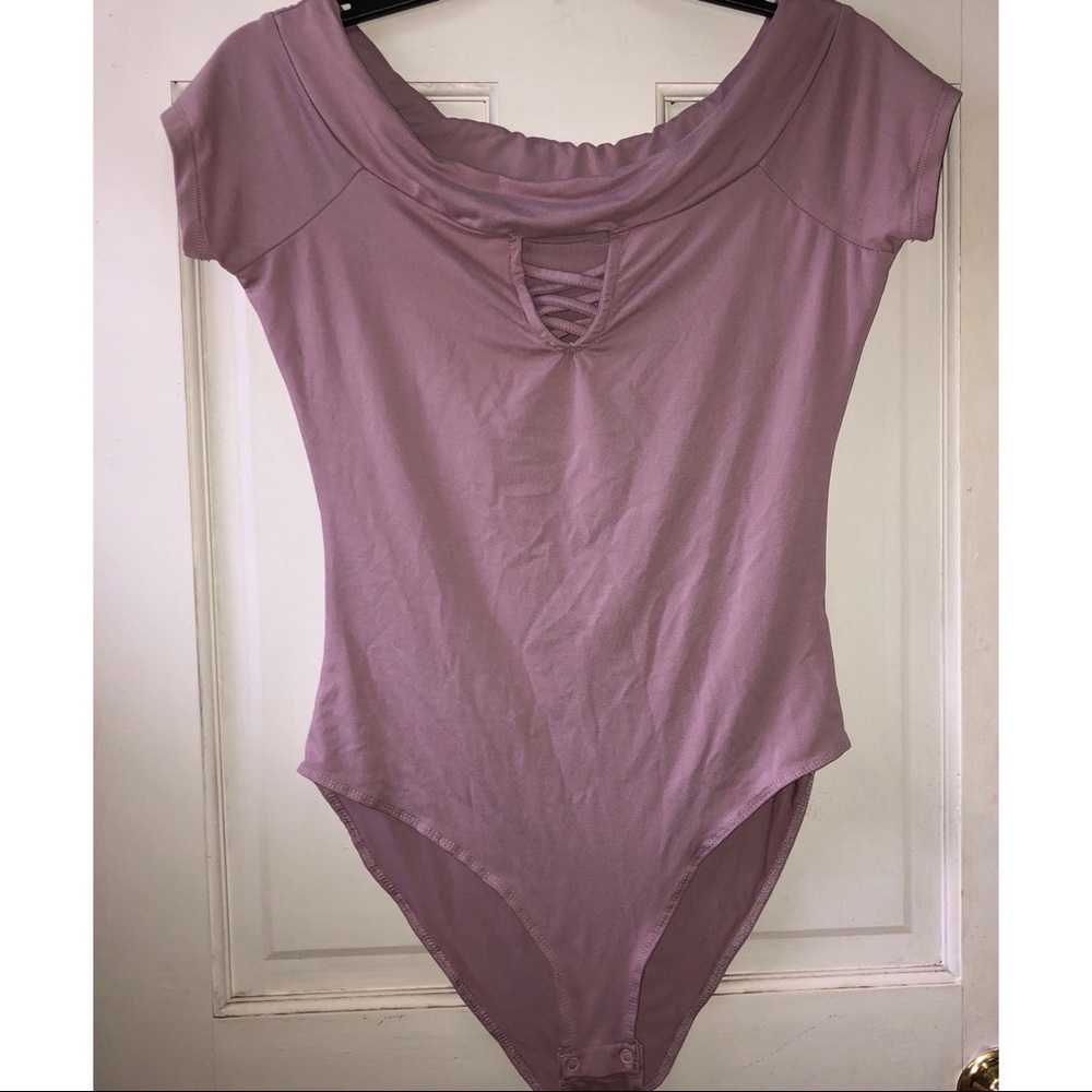 Dusty Rose Bodysuit 🌸🤍